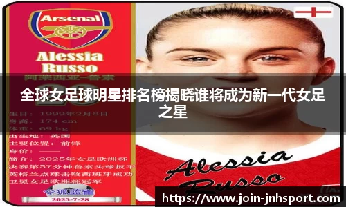 全球女足球明星排名榜揭晓谁将成为新一代女足之星